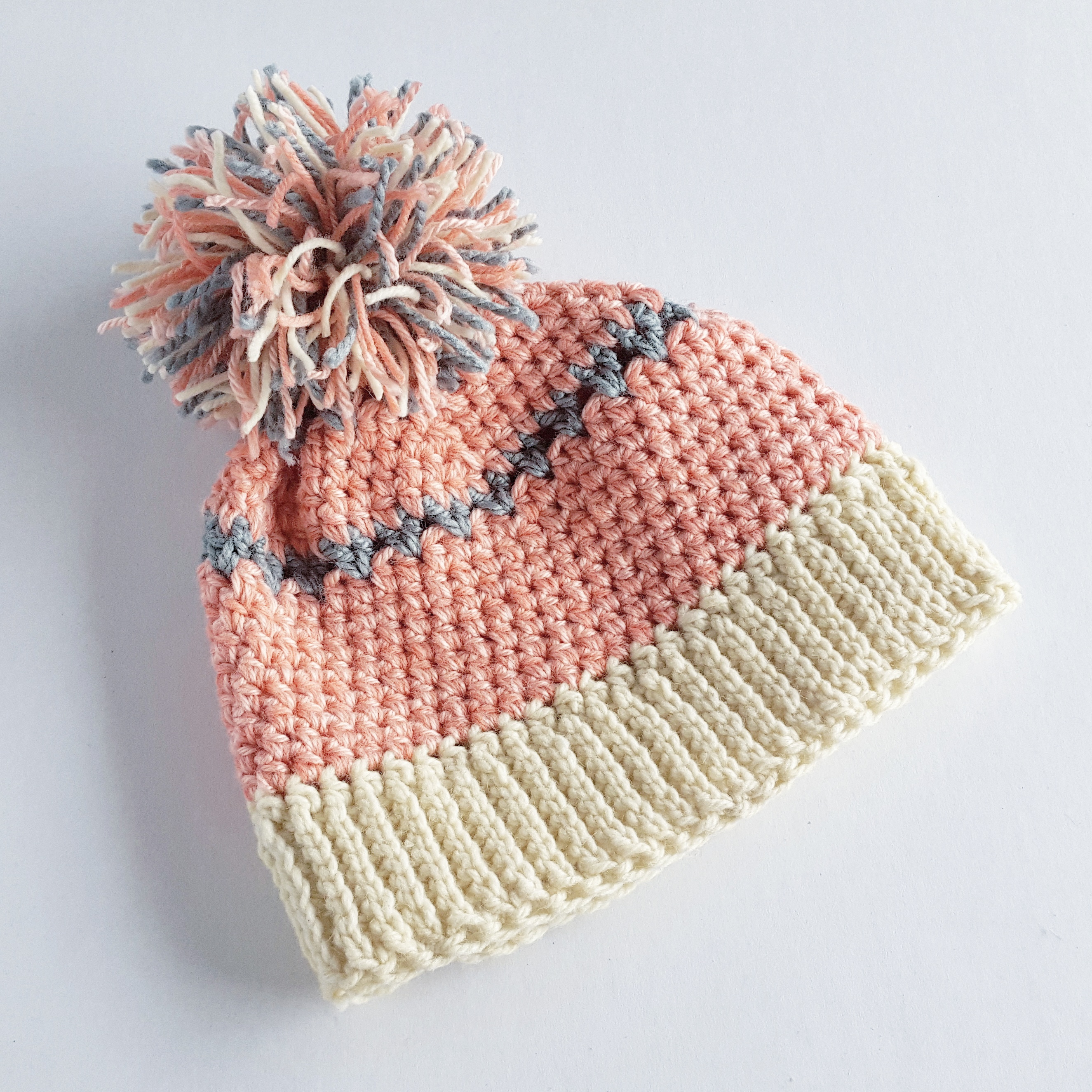 Pompom crochet hat – I Shop JW