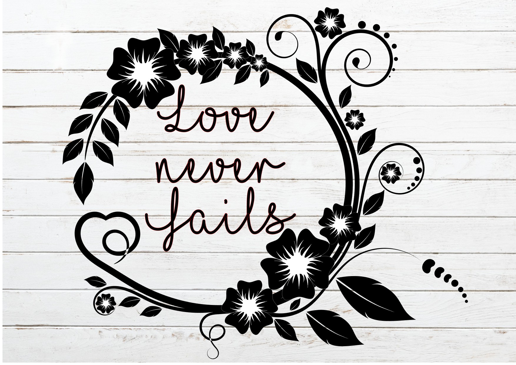 Love Never FailsSVG – I Shop JW