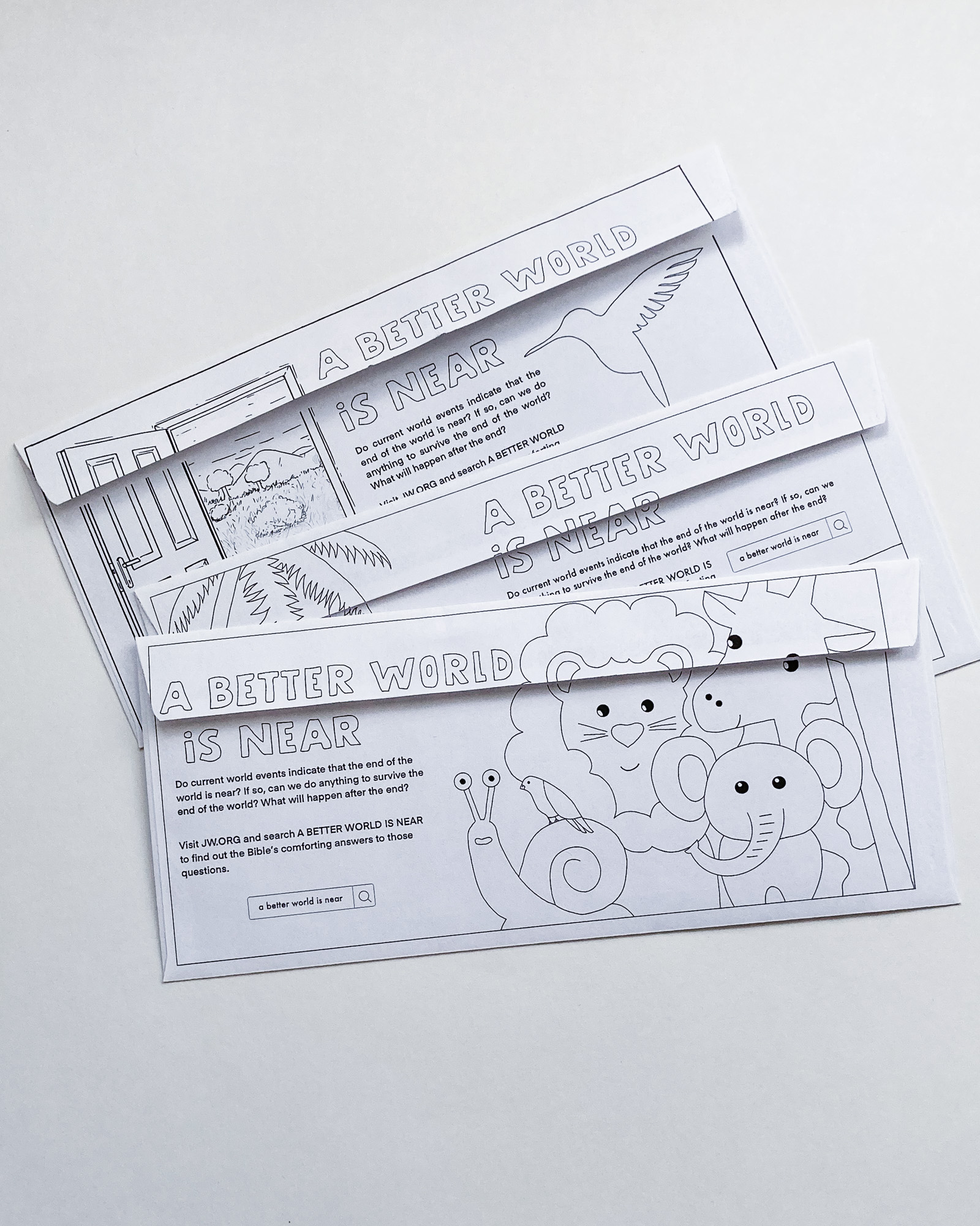 printable envelopes for kids jw campaign