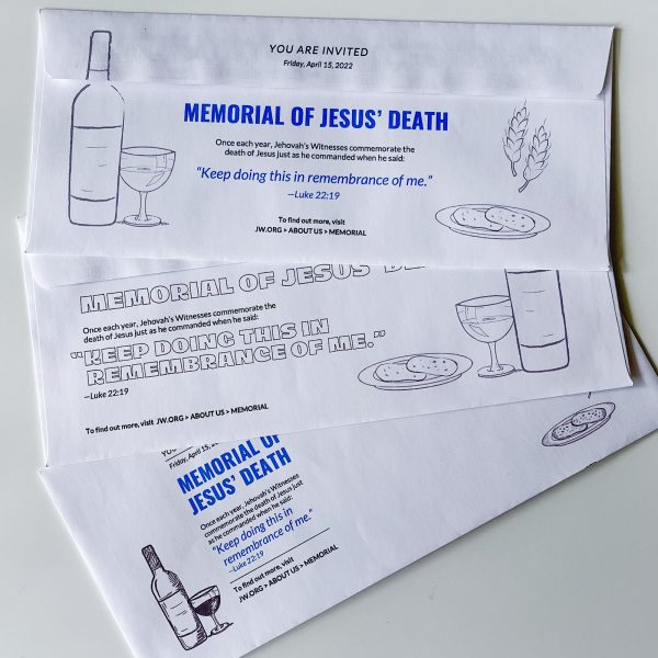 Memorial of Jesus Death 2022 stationery