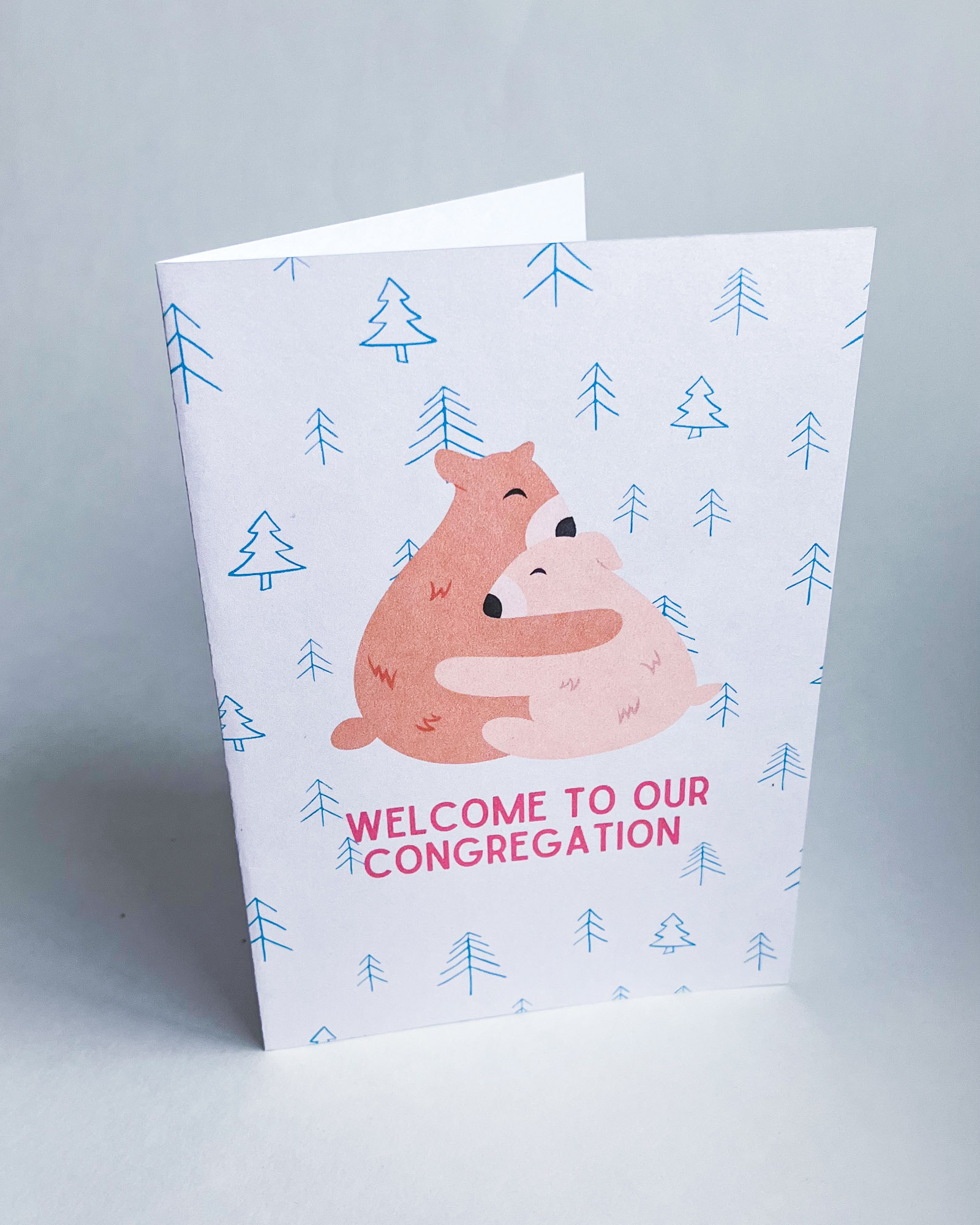 welcome to our congregation greeting card printable