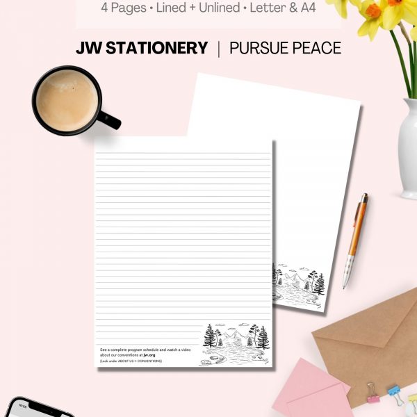 jw stationery pursue peace convention