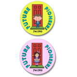 150 Future Pioneer JW Ministry International Convention Buttons Boy & Girl – 1.25”