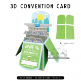 Convention Card | 3D Popup Cards
