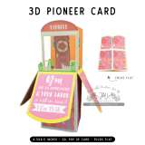 Pioneer | 3D Popup Cards