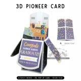 Pioneer School | 3D Popup Cards