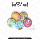 Convention & Assembly Button Pins – Gift Button Pin Set