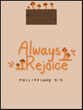 “Always Rejoice” Apple iPad 9.7 Wallpapers