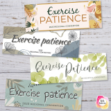 4 Bookmarks 2023 Regional convention “Exercise patience” – Digital Print – JW